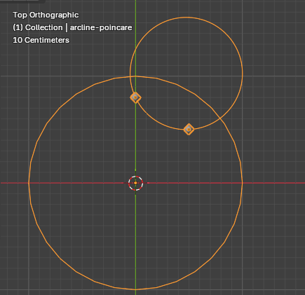 draw geodesic blender output